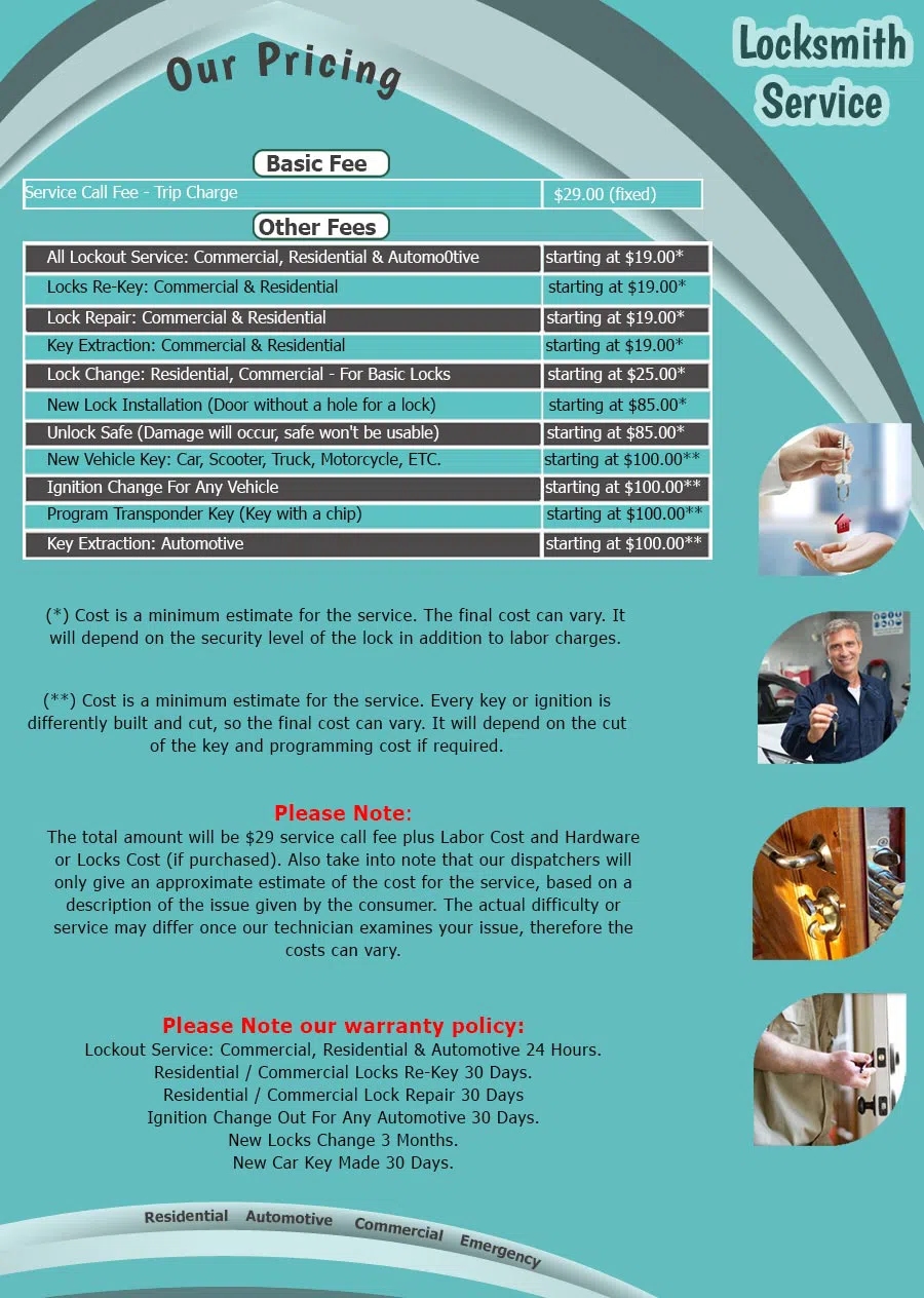 Father Son Locksmith Shop East Hartford, CT 860-973-2377